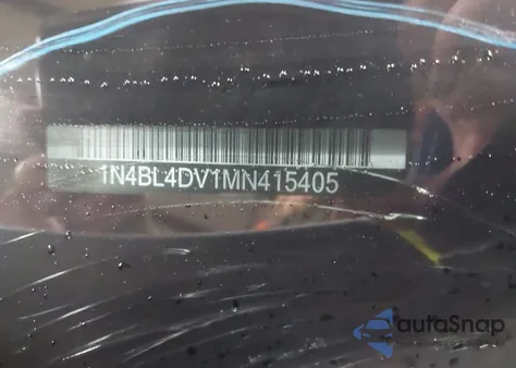 2021 Nissan Altima Sv Fwd from USA, damaged, VIN 1N4BL4DV1MN415405